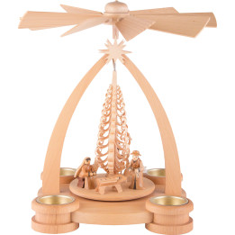 1-Tier Pyramid - Nativity Scene - 28 cm / 11 inch