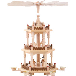 3-Tier Pyramid - Merry Christmas - 41 cm / 16 inch