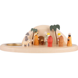 Candle Holder - Nativity - 6 cm / 2.4 inch