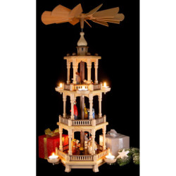 3-Tier Pyramid - Christmas - 65 cm / 25.6 inch