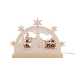 Mini Lightarch - Seiffen Church - 23x15x4,5 cm / 9x6x2 inch