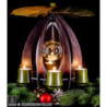 1-Tier Pyramid NOVA - Anthracite/Mossgreen - 38 cm / 15 inch