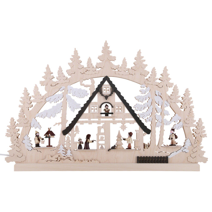 Schwibbogen Weihnachtshaus - 74x47x5,5 cm