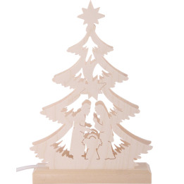 Light Triangle - Nativity Scene - 23.5x15.5x4.5 cm / 9.06x5.91x1.57 inch