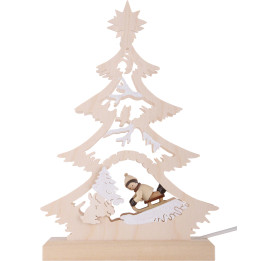 Light Triangle - Bobsleigh Rider - 23.5x15.5x4.5 cm / 9.06x5.91x1.57 inch