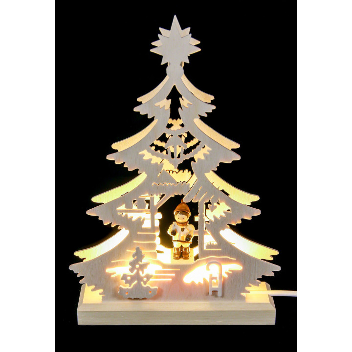 Light Triangle - Christmas Market - 23.5x15.5x4.5 cm / 9.06x5.91x1.57 inch