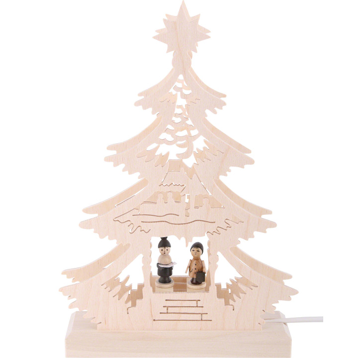 Light Triangle - Carol Singers - 23.5x15.5x4.5 cm / 9.06x5.91x1.57 inch