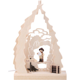 Light Triangle - Mini Tree, Hiker - 15,5x23,5x4,5 cm / 6x9x1.7 inch