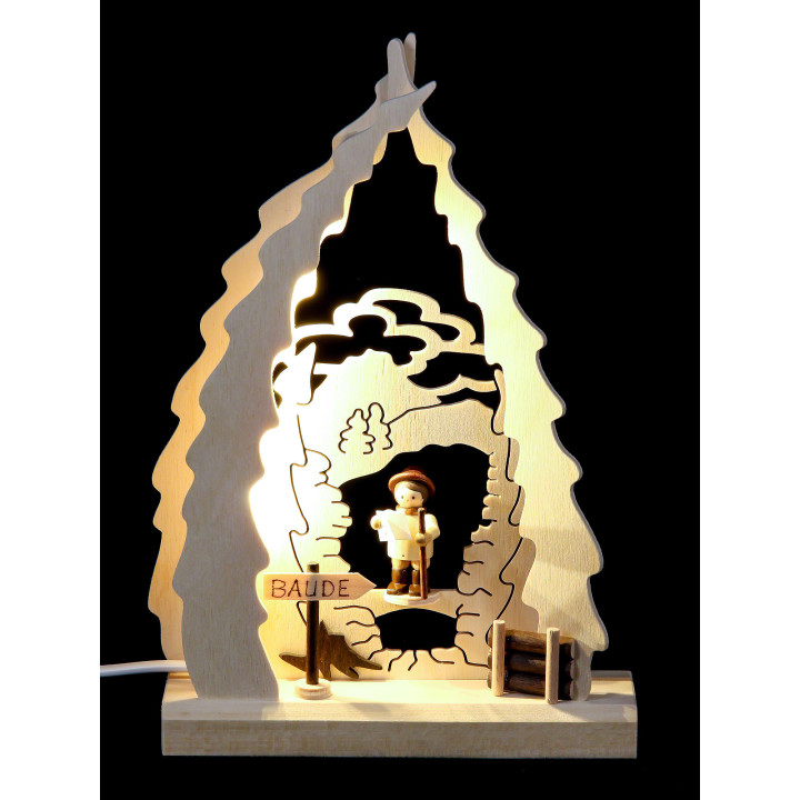 Lichterspitze mini Wanderer - 15,5x23,5x4,5 cm