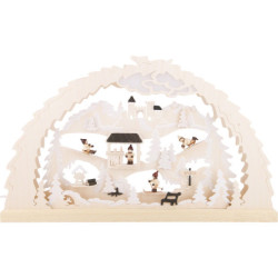 Candle Arch - Winter Vacation - 62x37x4,5cm / 24x15x2 inch