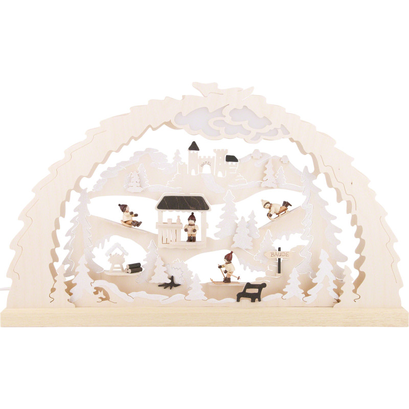 Candle Arch - Winter Vacation - 62x37x4,5cm / 24x15x2 inch