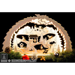 Candle Arch - Winter Vacation - 62x37x4,5cm / 24x15x2 inch