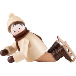 Thiel Figurine - Ice Skatekind tumbled - natural - 3,5 cm / 1.4 inch
