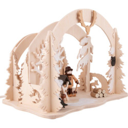 Motive Light - Diorama Wild Animal Feeding - 19 cm / 7.5 inch