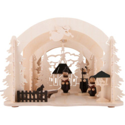 Motive Light - Diorama Seiffen Market - 19 cm / 7.5 inch