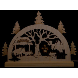 Schwibbogen Wildgehege - 23x15 cm