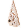 Light Triangle - Tree with Snowboarder - 34x44 cm / 13.4x17.3 inch