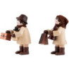 Thiel-Figur Einkaufspaar - natur - 5,5 cm