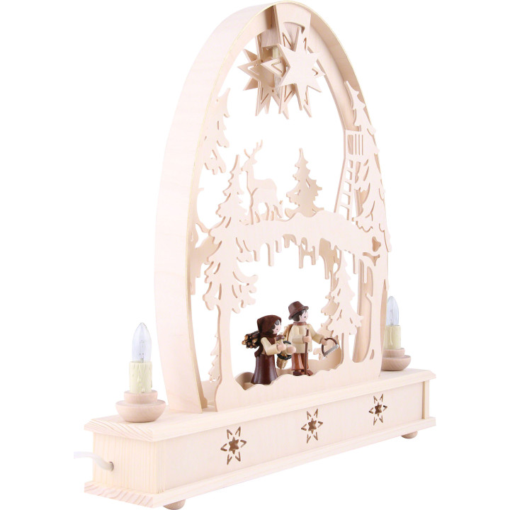 Seidelbogen Waldmotiv - 36 cmx34 cm