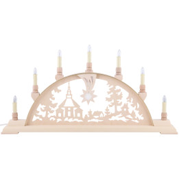 Candle Arch - Seiffen Church - 63x32 cm / 25x13 inch