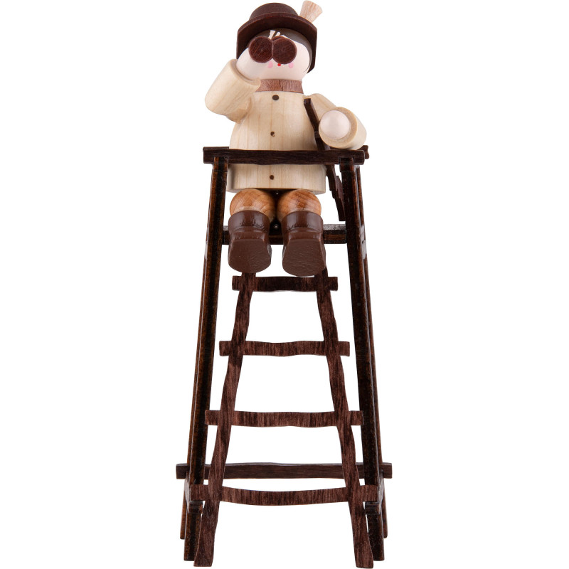 Thiel Figurine - Hunter on Deer Stand - natural - 11 cm / 4.3 inch