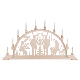 Candle Arch - Miner with Coat of Arms - 78x42 cm / 31x17 inch