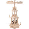 2-Tier Christmas Pyramid - Forest Design - Electrical with Figurines - 77 cm / 30 inch