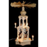 2-Tier Christmas Pyramid - Forest Design - Electrical with Figurines - 77 cm / 30 inch
