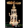 2-Tier Christmas Pyramid - Forest Design - Electrical with Figurines - 77 cm / 30 inch