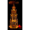 4-Tier Christmas Pyramid - Forest Design - Electrical without Figurines - 135 cm / 53 inch