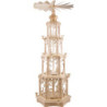 4-Tier Christmas Pyramid - Forest Design - Wax Candles without Figurines - 135 cm / 53 inch