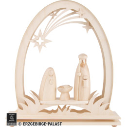 Seidelbogen Christi Geburt - 31x33 cm