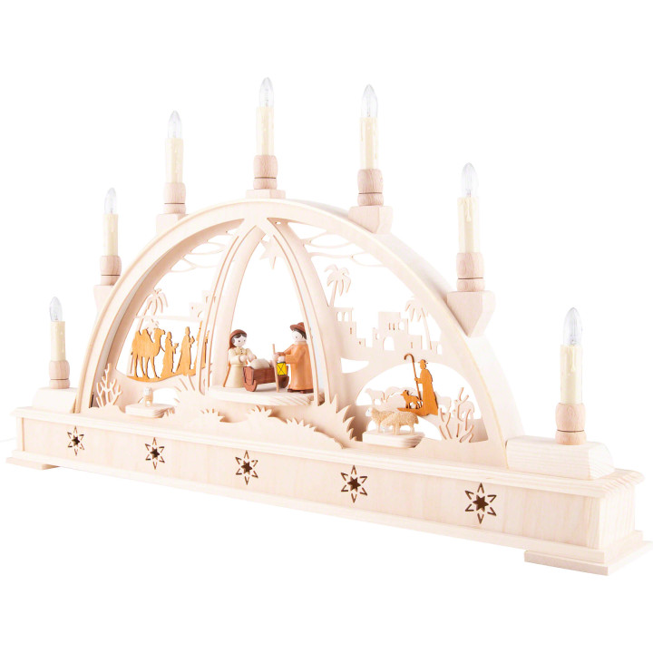 Candle Arch - Nativity - 63x35 cm / 24.87x13.8 inch