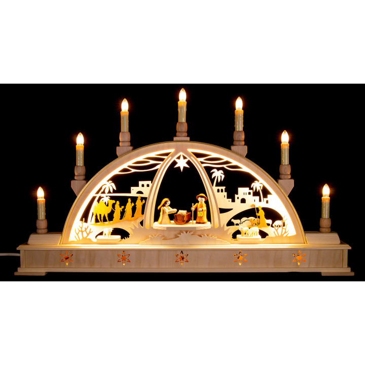 Candle Arch - Nativity - 63x35 cm / 24.87x13.8 inch