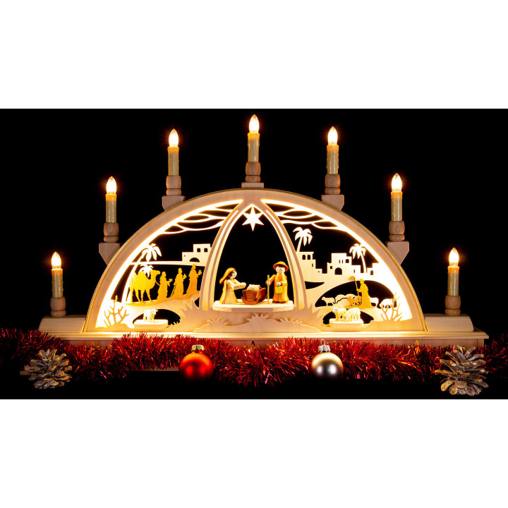 Candle Arch - Nativity - 63x35 cm / 24.87x13.8 inch
