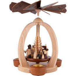 1-Tier Pyramid - Forest People - 30 cm / 11.8 inch