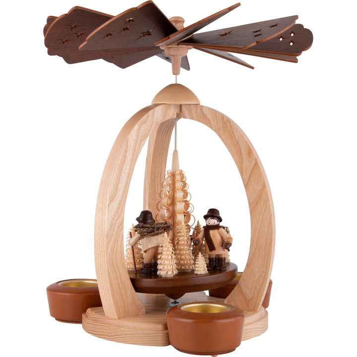 1-Tier Pyramid - Forest People - 30 cm / 11.8 inch