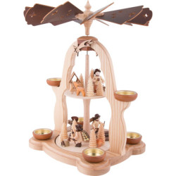 2-Tier Pyramid - Forest People - 40 cm / 15.7 inch
