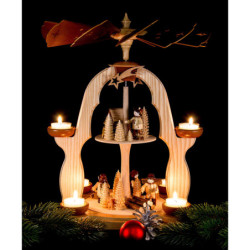 2-Tier Pyramid - Forest People - 40 cm / 15.7 inch