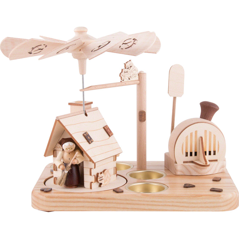 1-Tier Smoking Pyramid Hansel and Gretel - 18 cm / 7.1 inch