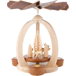 1-Tier Pyramid - Deer - 30 cm / 11.8 inch