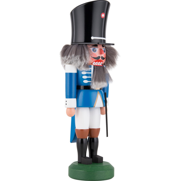 Nutcracker - Guard with Saber Blue - 26 cm / 10 inch