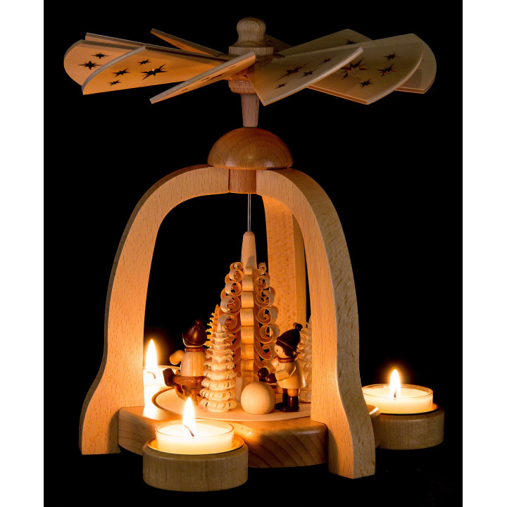 1-Tier Pyramid - Snowball - 22 cm / 9 inch