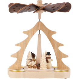 1-stöckige Pyramide Winterkinder - 22 cm