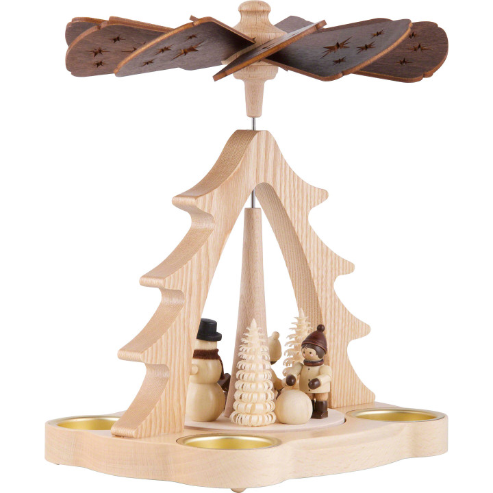 1-Tier Pyramid - Winter Children - 22 cm / 9 inch