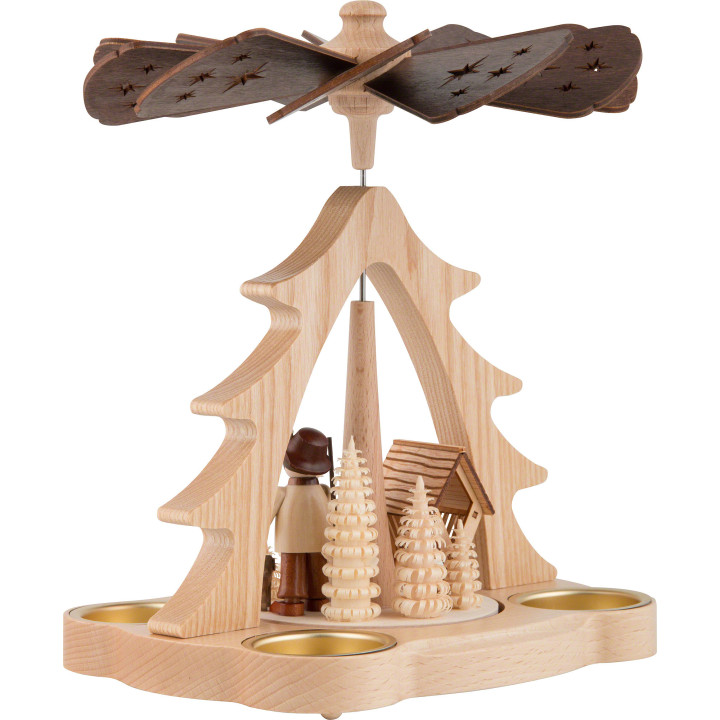 1-Tier Pyramid - Forester - 22 cm / 9 inch