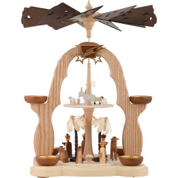 2-stöckige Pyramide Christi Geburt - 40 cm
