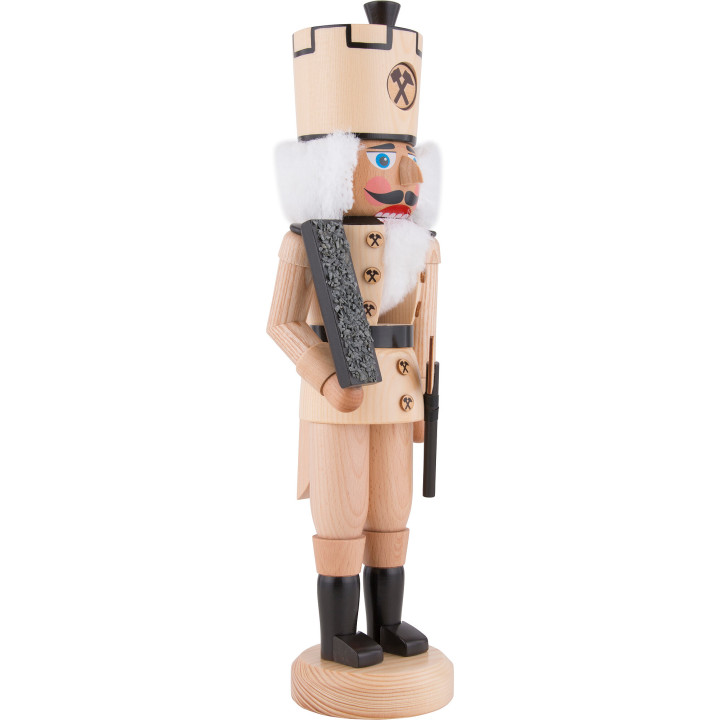 Nutcracker - Miner Natural Wood - 40 cm / 15.7 inch