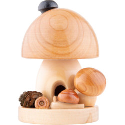 Smoker - Mushroom Natural - 11,5 cm / 4.5 inch