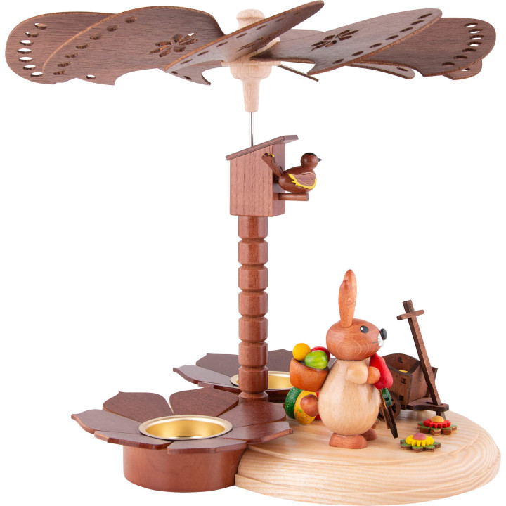 1-Tier Easter Pyramid Natural - 20 cm / 7.9 inch